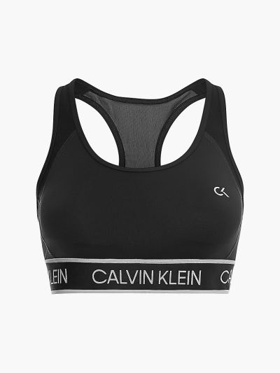 Calvin Klein Underwear HU959685 | Calvin Klein Medium Impact Női Sportmelltartó Fekete